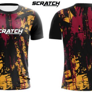 Comfortable Abstract Print Sports Sublimation T-shirt