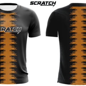 Comfortable Custom Sports Scratch Branded Sublimated T-Shirt