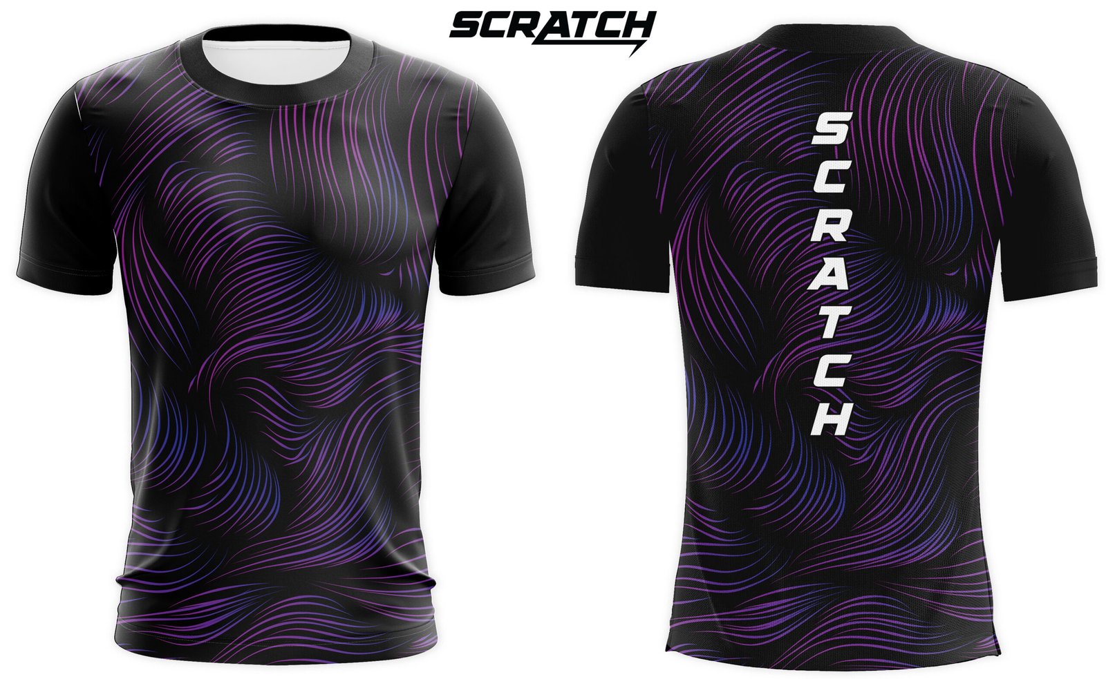 Comfortable Graphic Wave Patterns Sublimation T-shirt Comfortable Graphic Wave Patterns Sublimation T-shirt