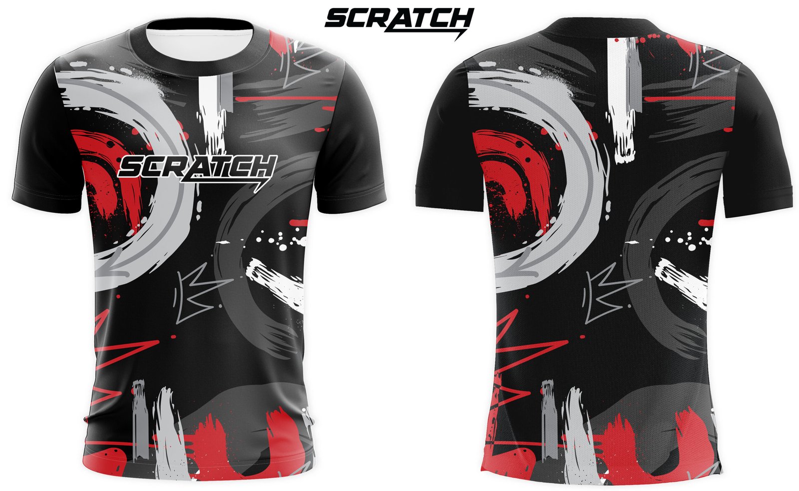 Comfortable Graphic Brush Stroke Design Sublimated T-Shirt Comfortable Graphic Brush Stroke Design Sublimated T-Shirt