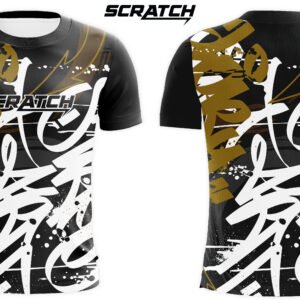 Comfortable Abstract Graffiti Style Sports Sublimated T-Shirt