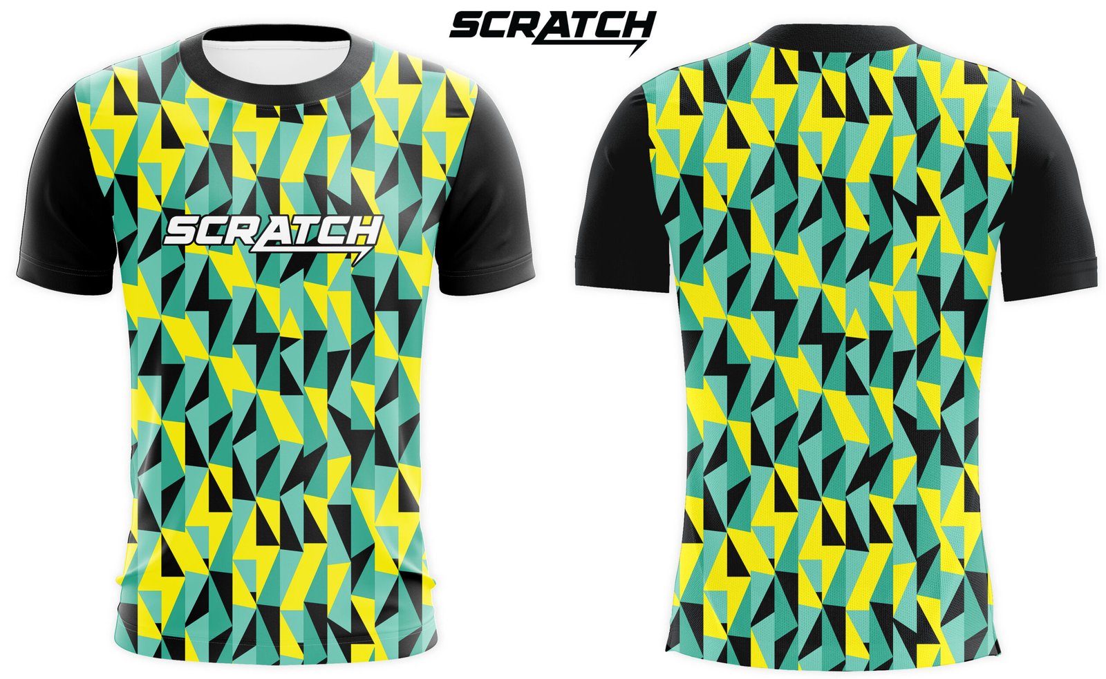 Comfortable Teal Lightning Bolt Pattern Sublimation Print T-Shirt Comfortable Teal Lightning Bolt Pattern Sublimation Print T-Shirt