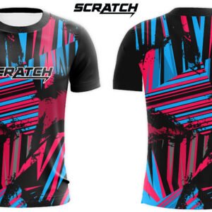 Comfortable Abstract Design Sublimation Print T-Shirt