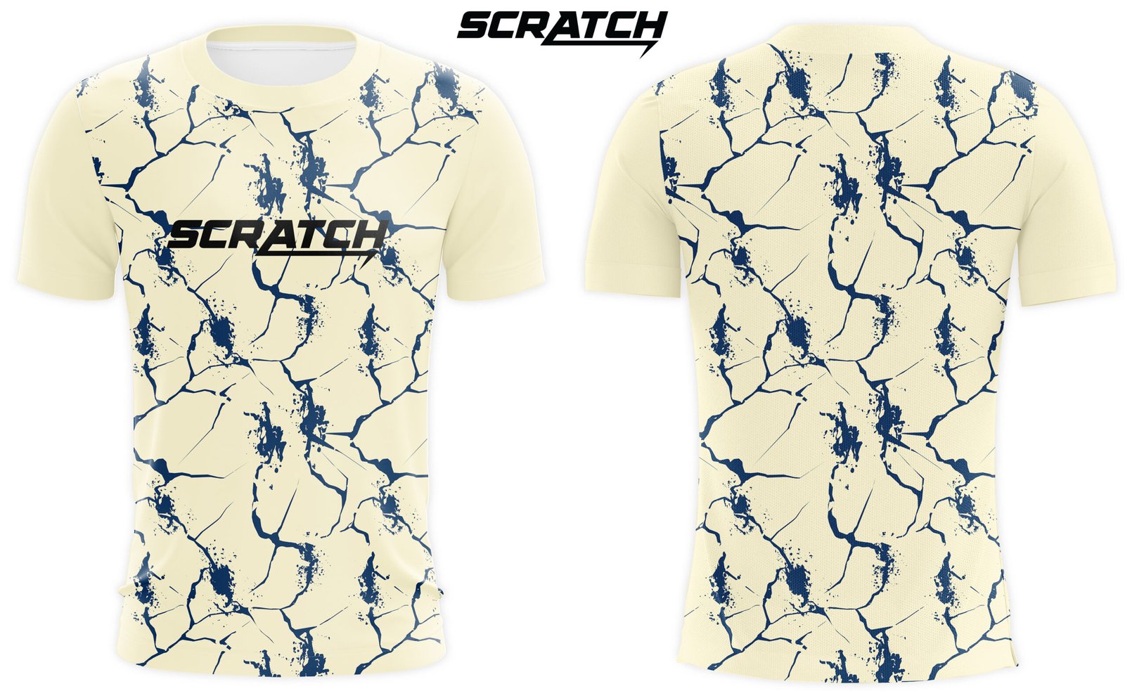 Comfortable Crackle Pattern Sublimation T-Shirt Comfortable Crackle Pattern Sublimation T-Shirt