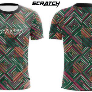 Comfortable Geometric Pattern Sublimation T-Shirt