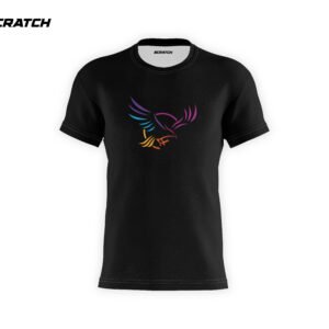 Printed Featuring A Colorful Eagle Graphic Comfortable T-shirt