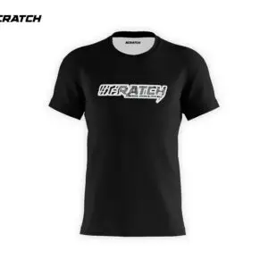 Classic Scratch black Shirt Front